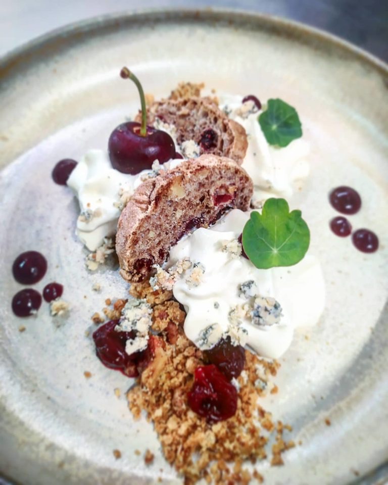 Stilton et cerise